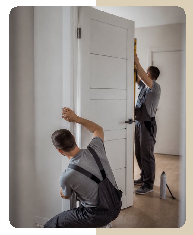 Установка межкомнатного блока в Чусовой от 4702 р. | ДвериЛегко-Чсв